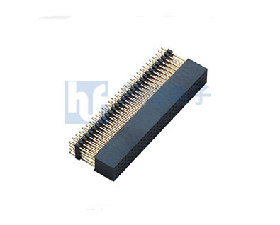 2.0 間距 4*30P 壓接式180° PA9T材質(zhì) PC104 定制
